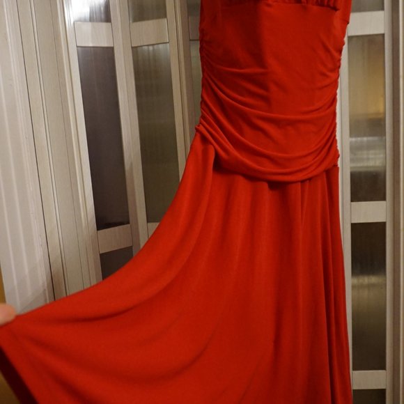 Splendid Red salsa style dress size M, bell skirt - Picture 16 of 16